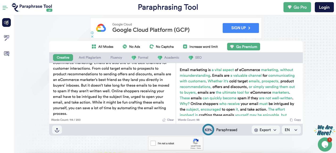 Paraphrase Tool AI paraphrasing tool