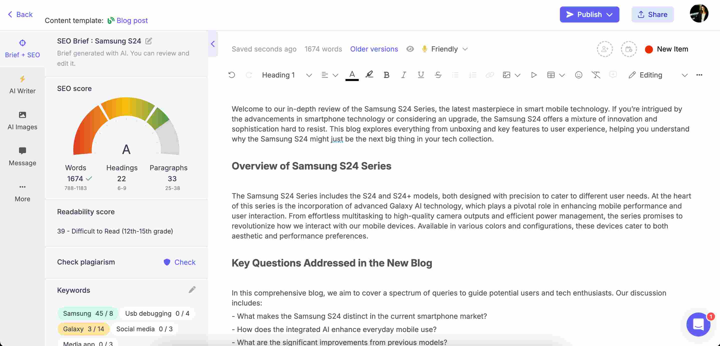 AI-generated product review