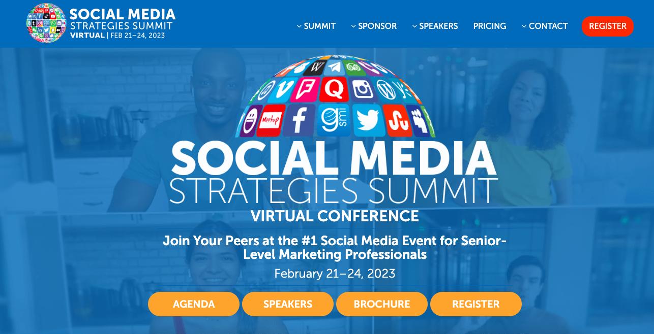 content marketing conferences: Social Media Strategies Summit