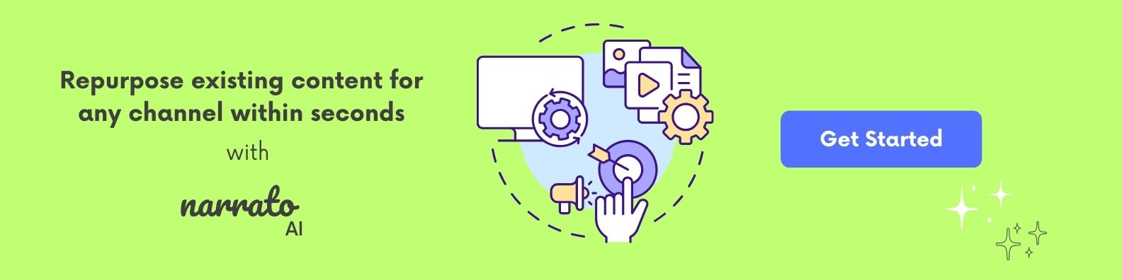 AI content repurposing on Narrato