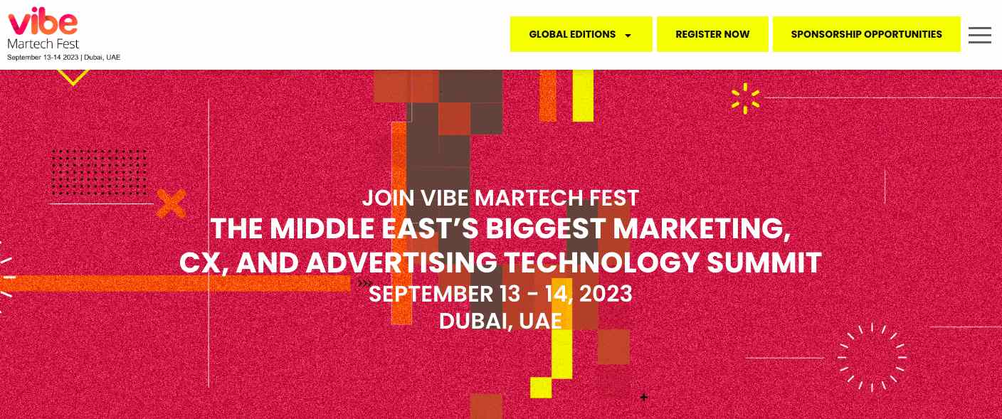 content marketing conferences: Vibe MarTech Fest