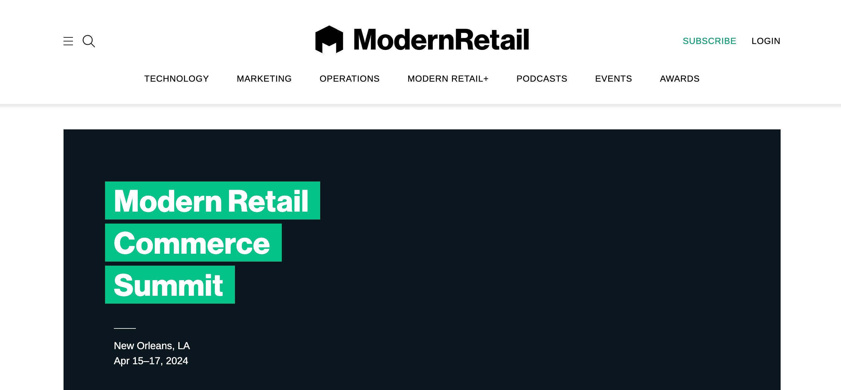 Modern Retail Commerce Summit