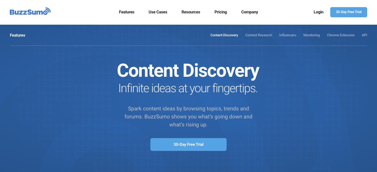 BussSumo content idea generator