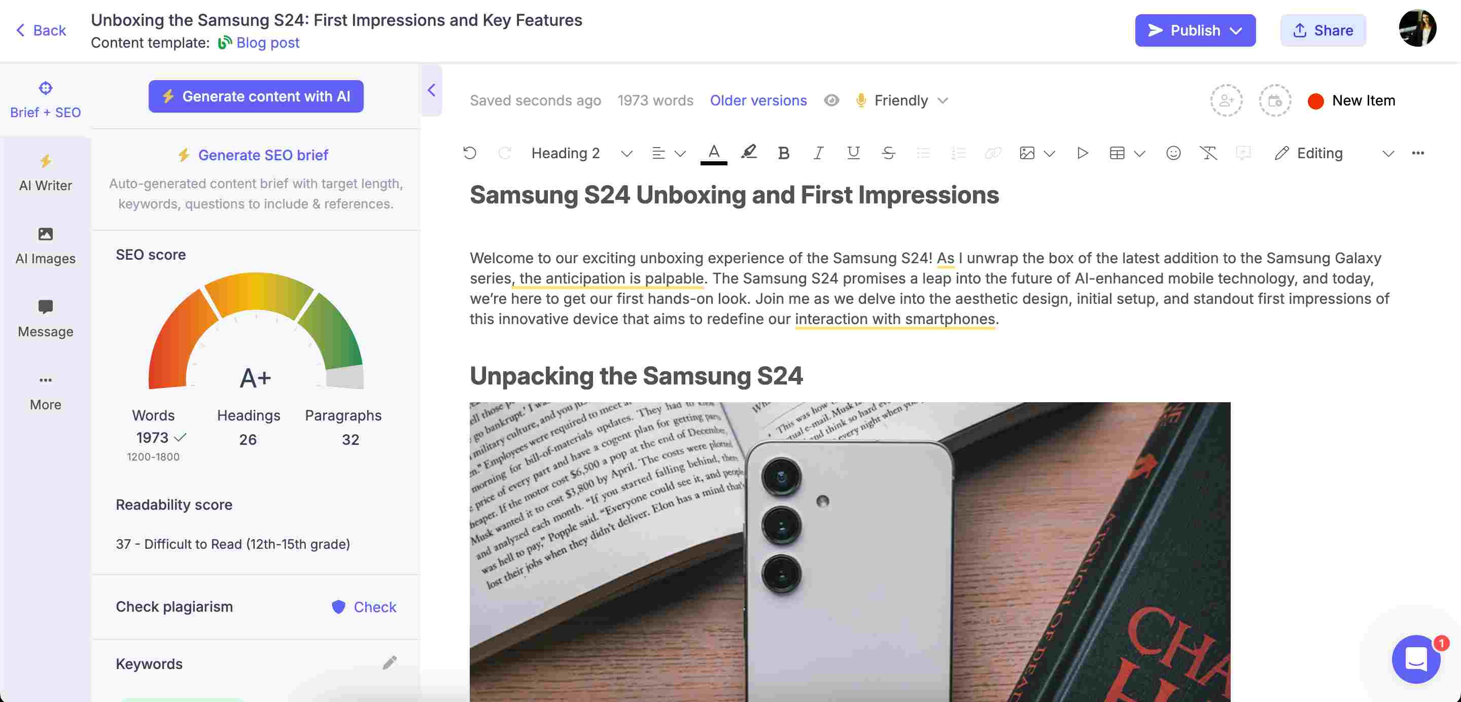 AI-generated product review