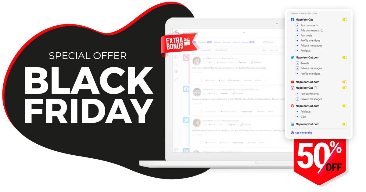 NapoleonCat Black Friday Deal 2022