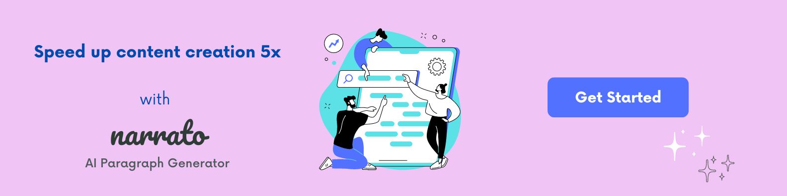 AI paragraph generator on Narrato