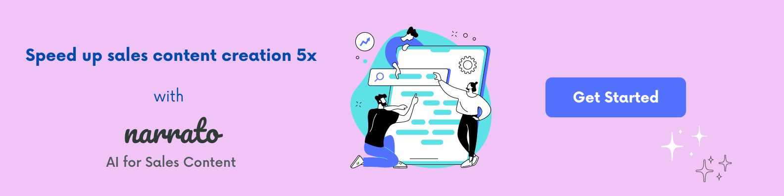 AI for sales content - Narrato