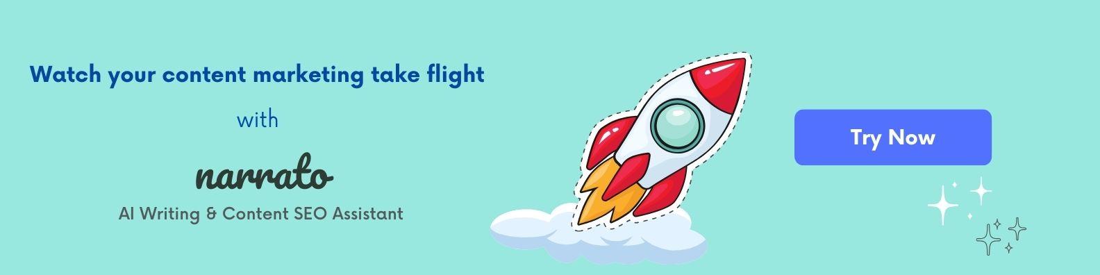 Narrato AI content creation and marketing platform