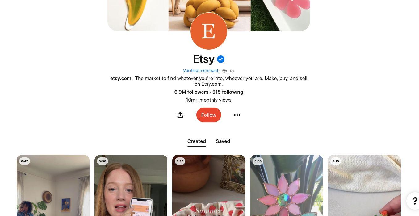 Etsy on Pinterest