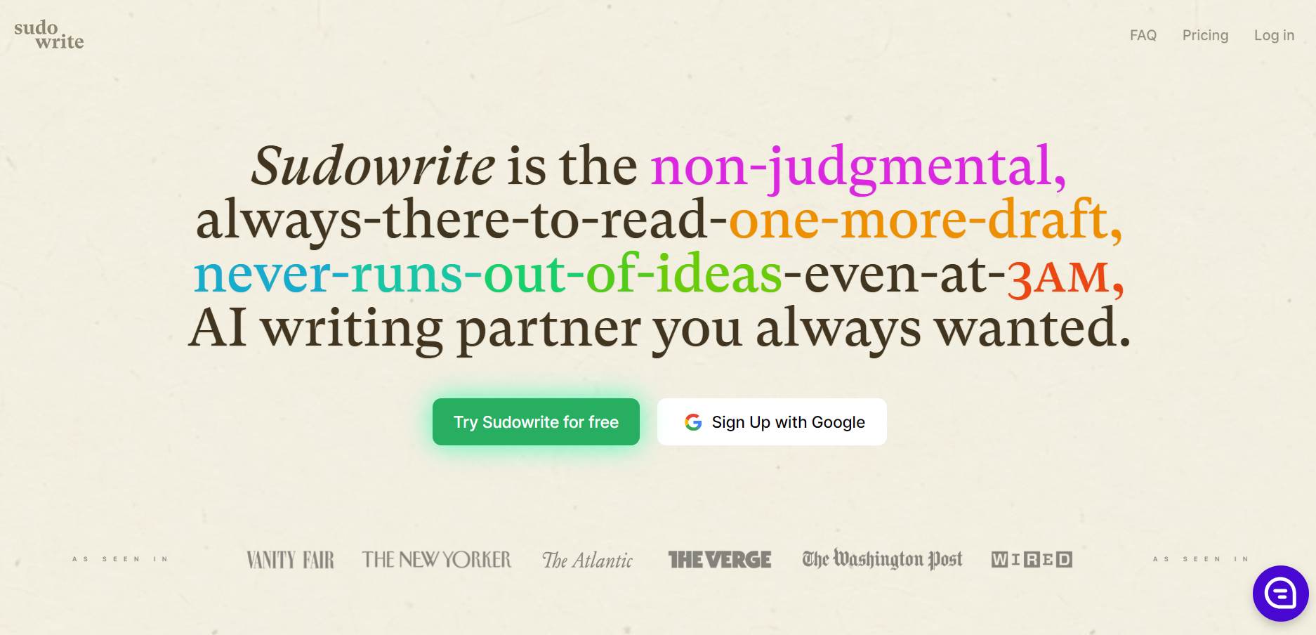 Word AI alternatives - Sudowrite