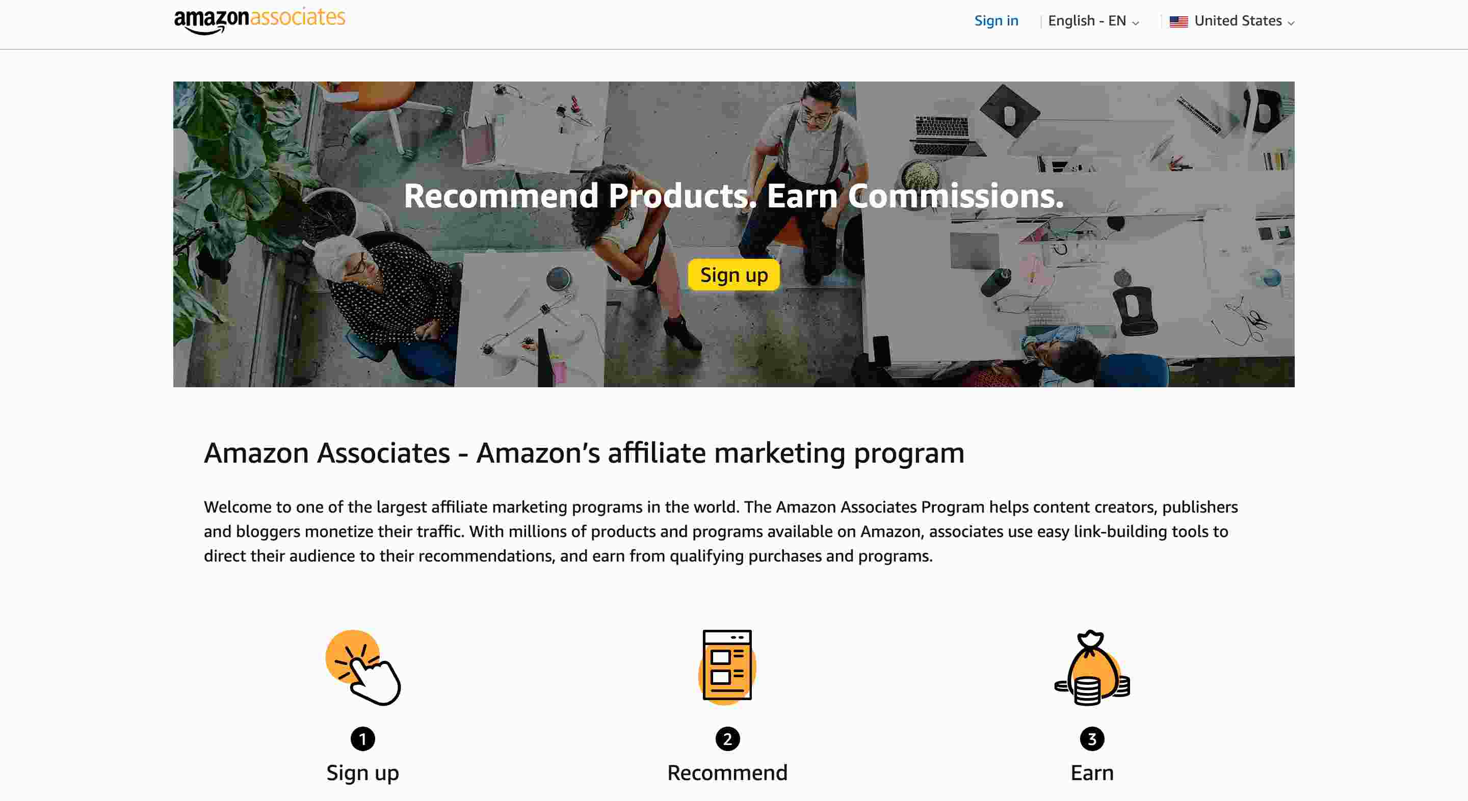 Amazon Associates program