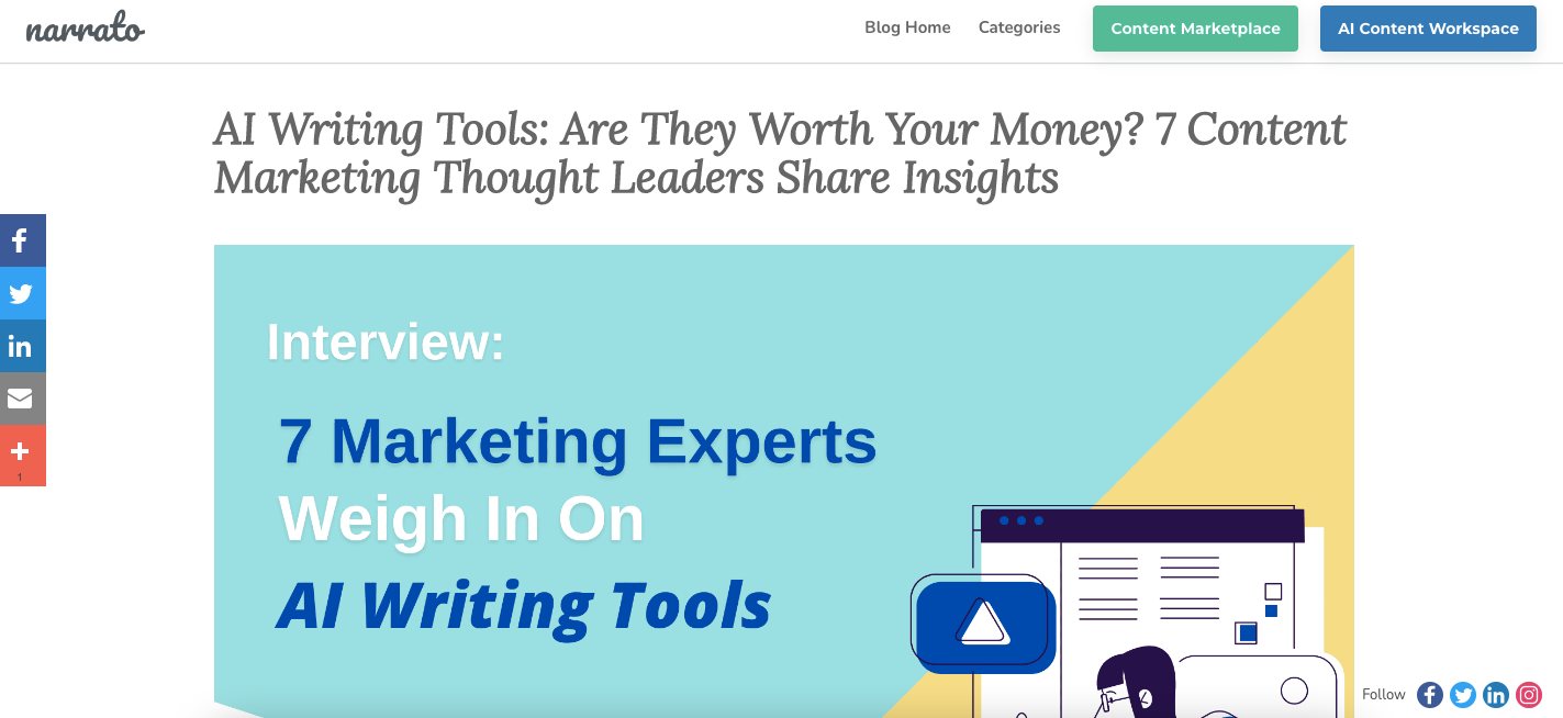 Blog writing formats: Thought leadership post