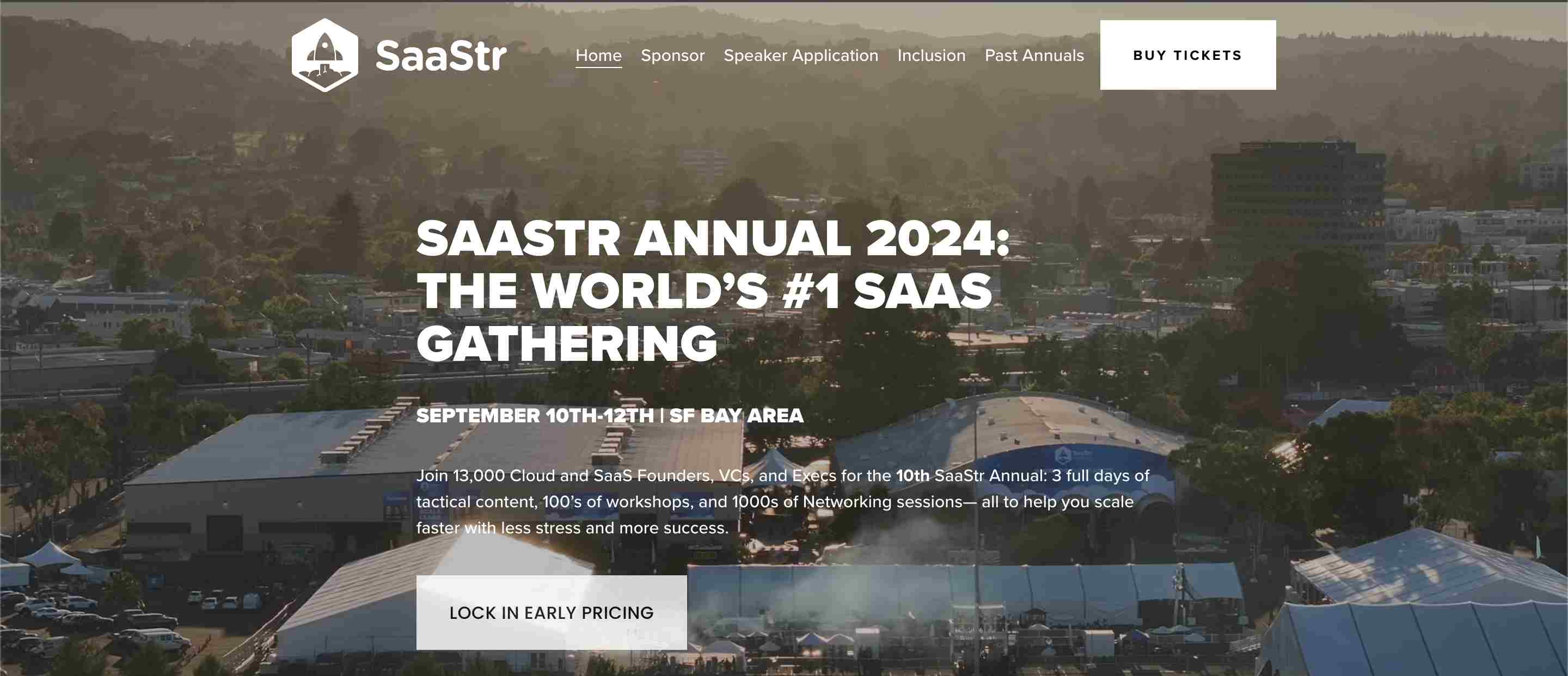 digital marketing conferences - SaaStr Annual 2024 