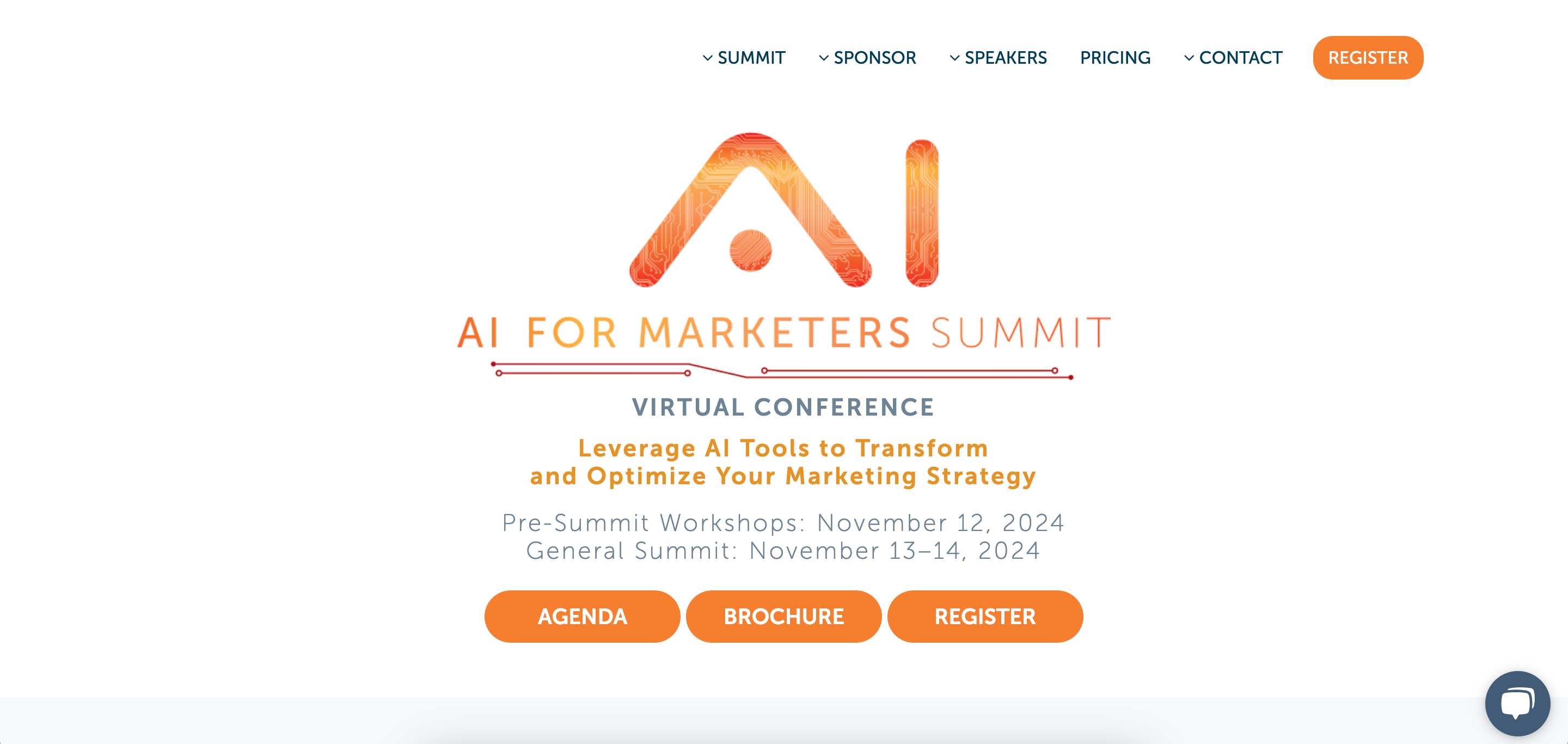 digital marketing conferences - AI for markters summit