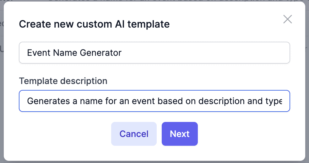 Create an AI Template on Narrato
