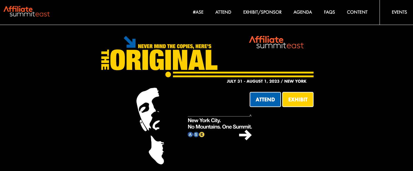 content marketing conferences: Affiliate Summit East