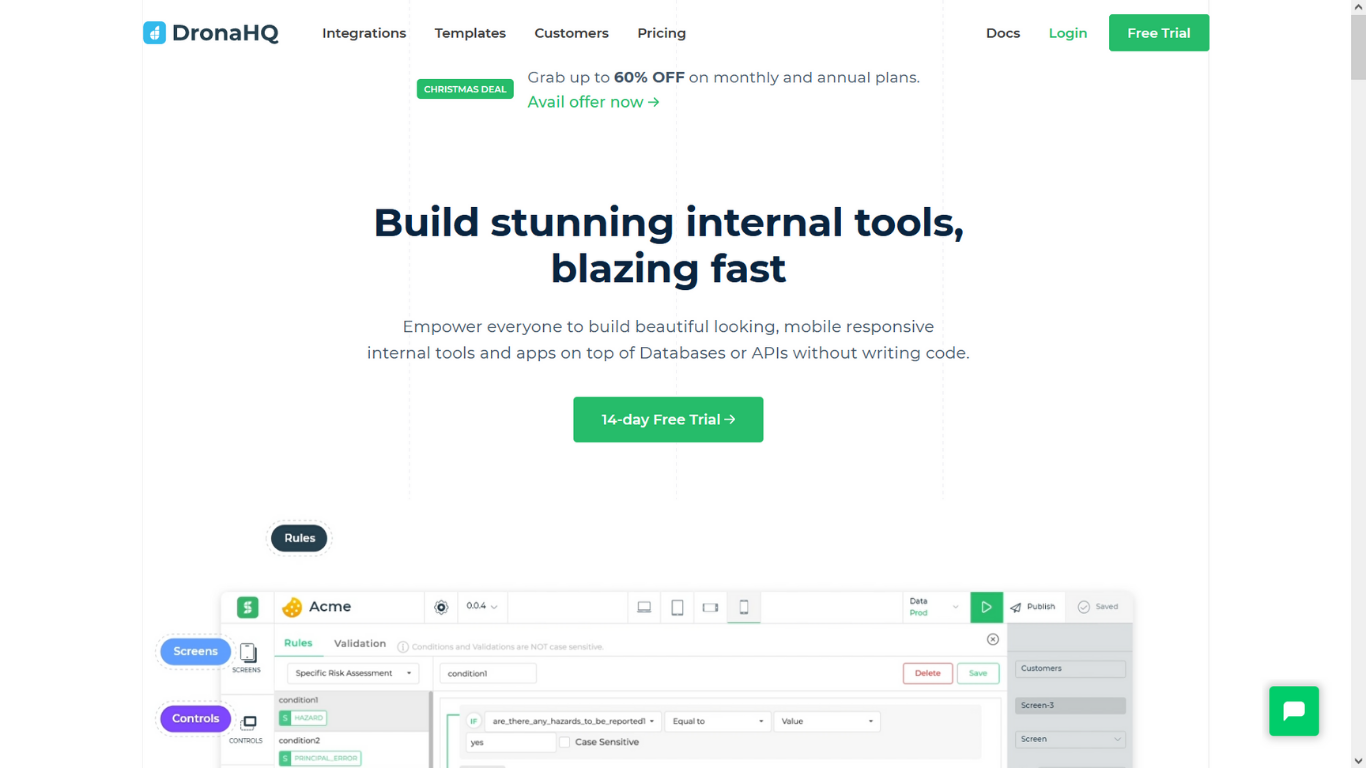 dronahq homepage