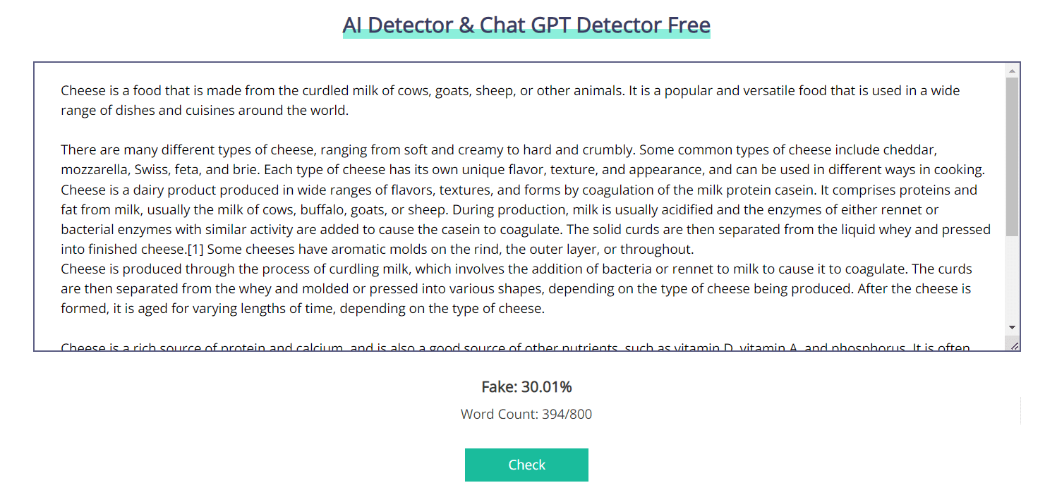 AI content detection tools - Corrector App