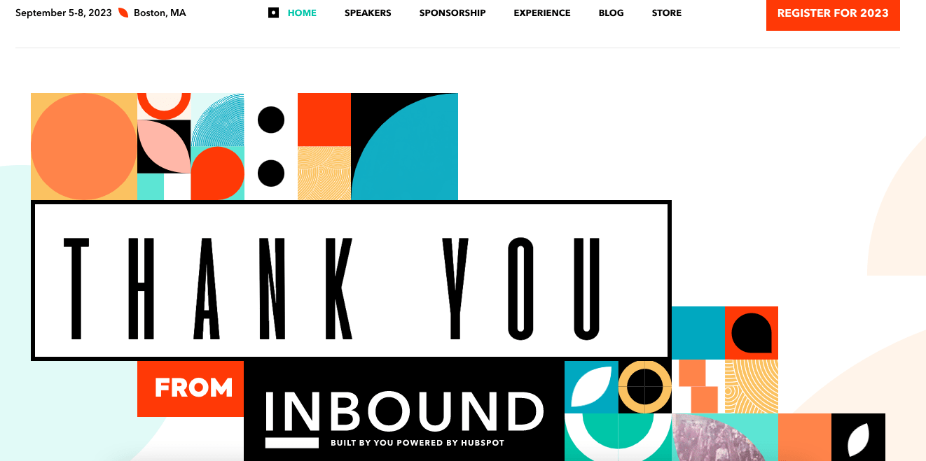content marketing conferences: Inbound 2023