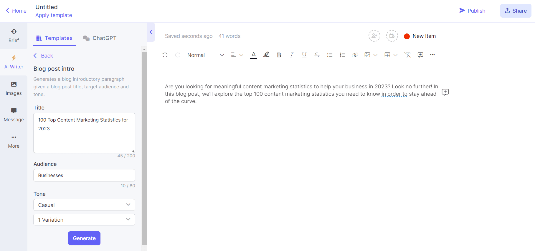AI Tools for Marketing and Content Creation  - Narrato