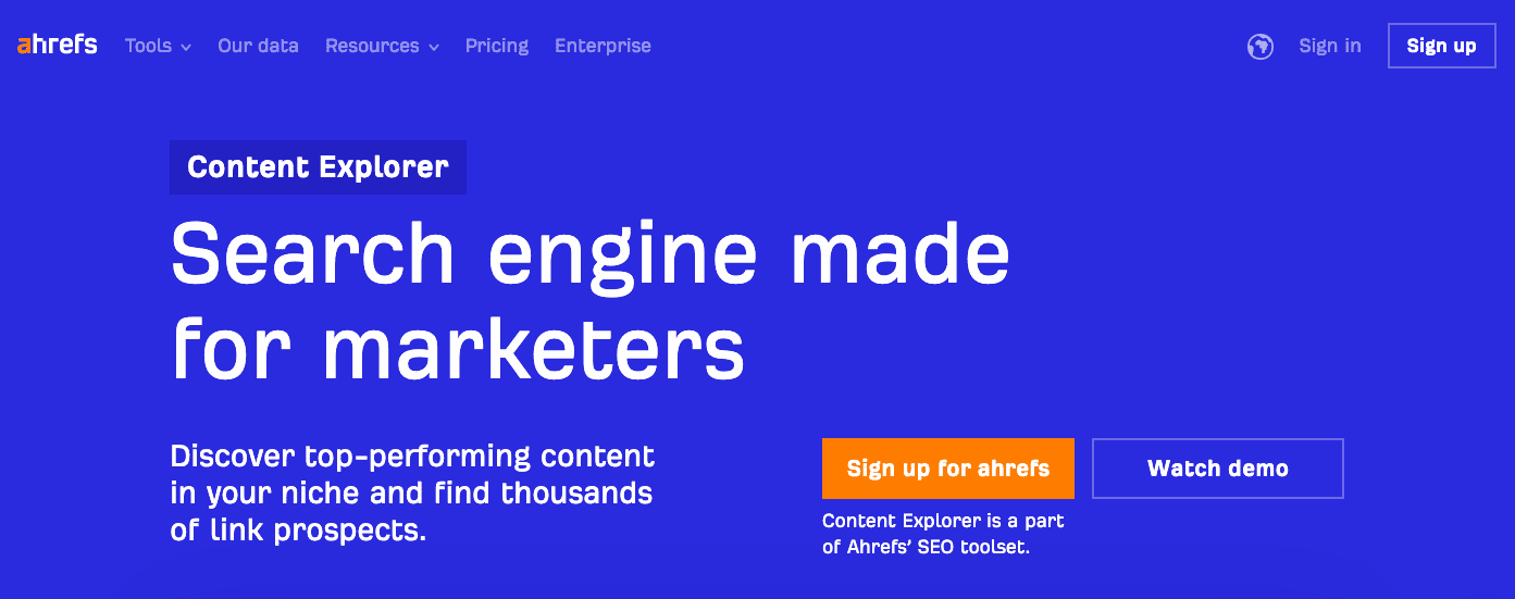 Ahrefs content idea generator