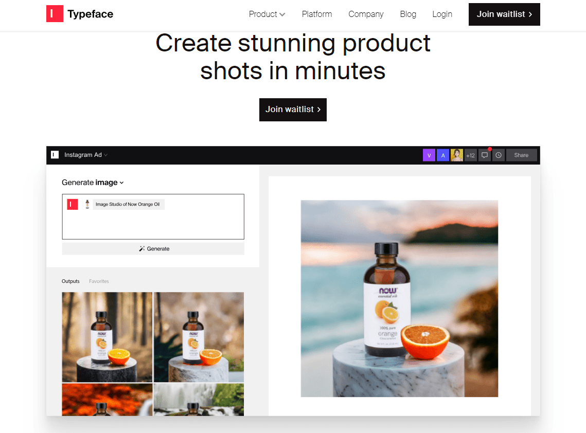 AI for eCommerce - Typeface