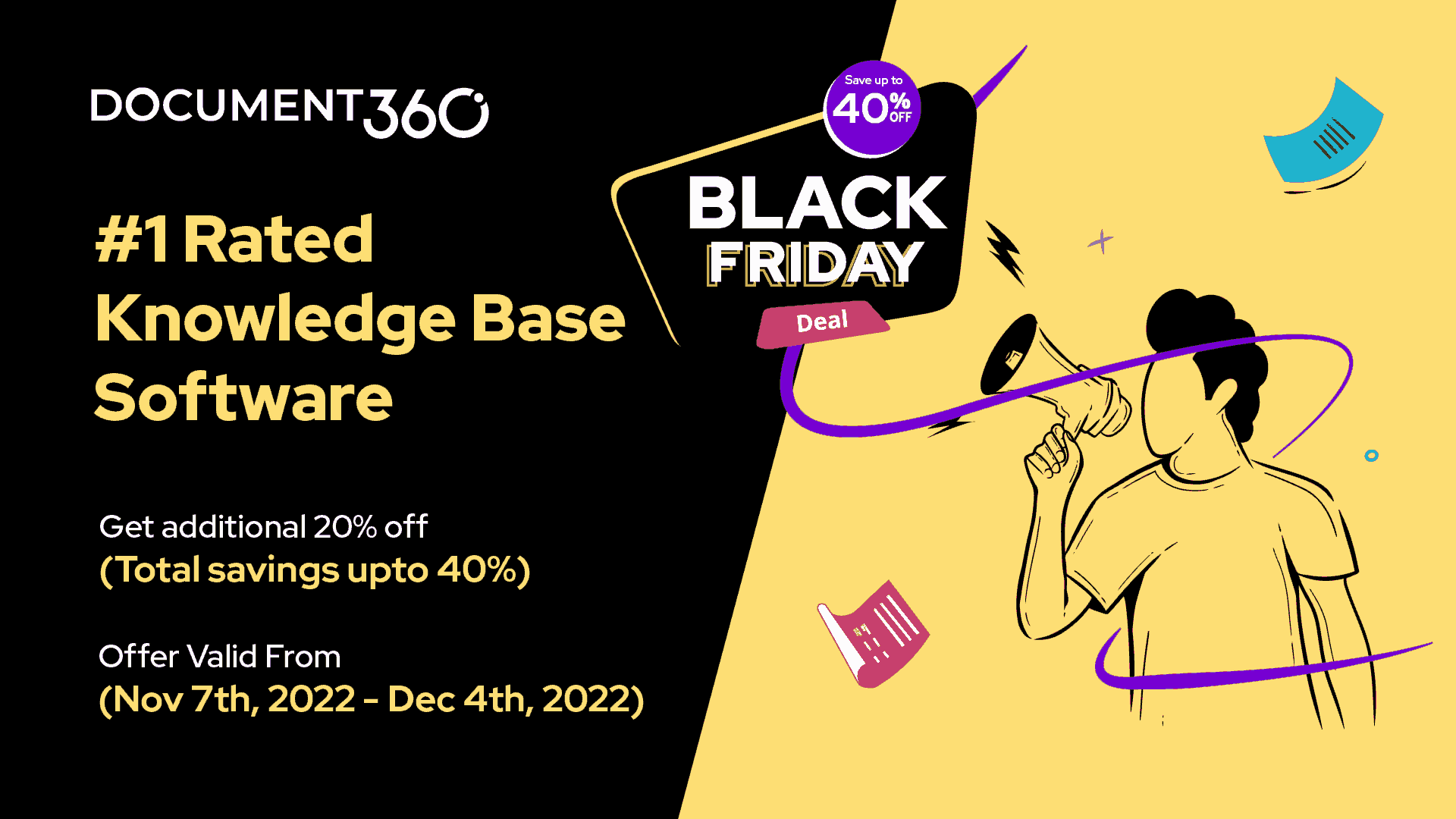 Document360 Black Friday Deal 2022