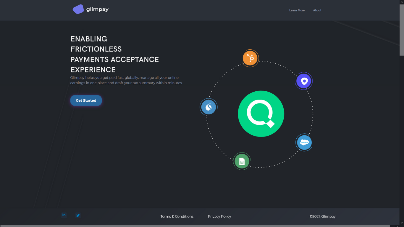 glimpay homepage