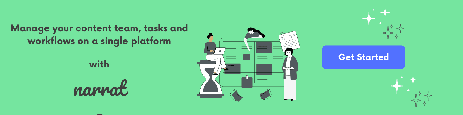 Narrato AI content workflow and project managemnet