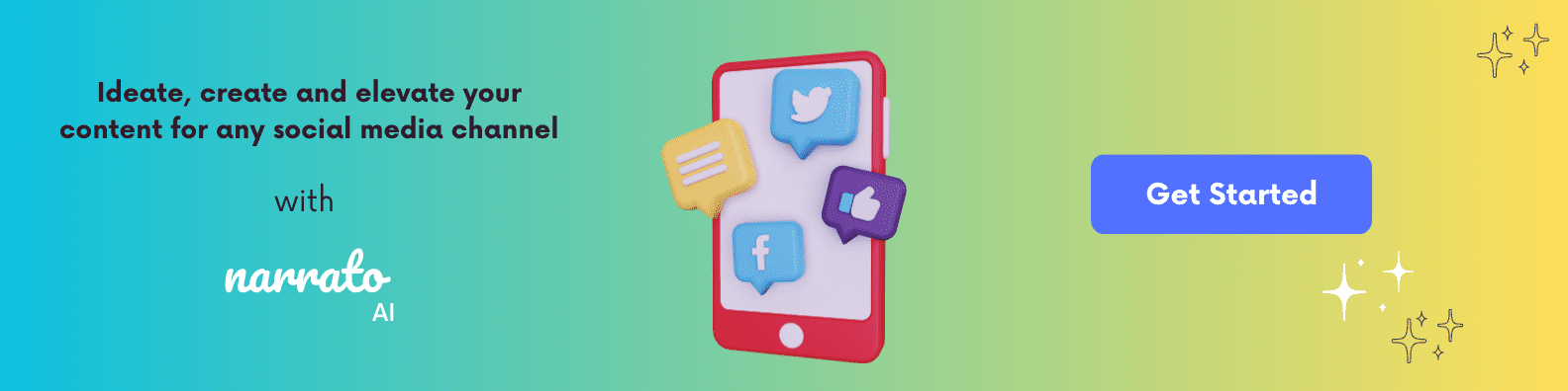 Narrato AI social media post generator