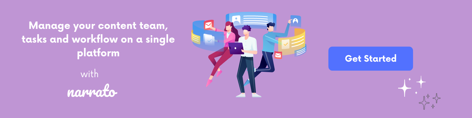 Narrato AI content workspace