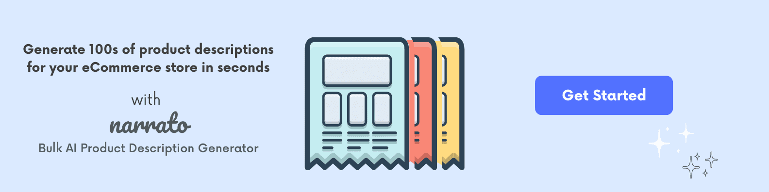 AI bulk product description generator on Narrato