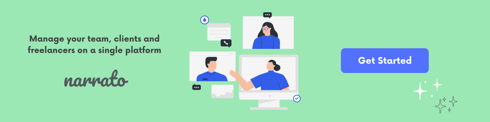 Narrato AI content workspace
