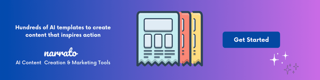 AI content creation templates