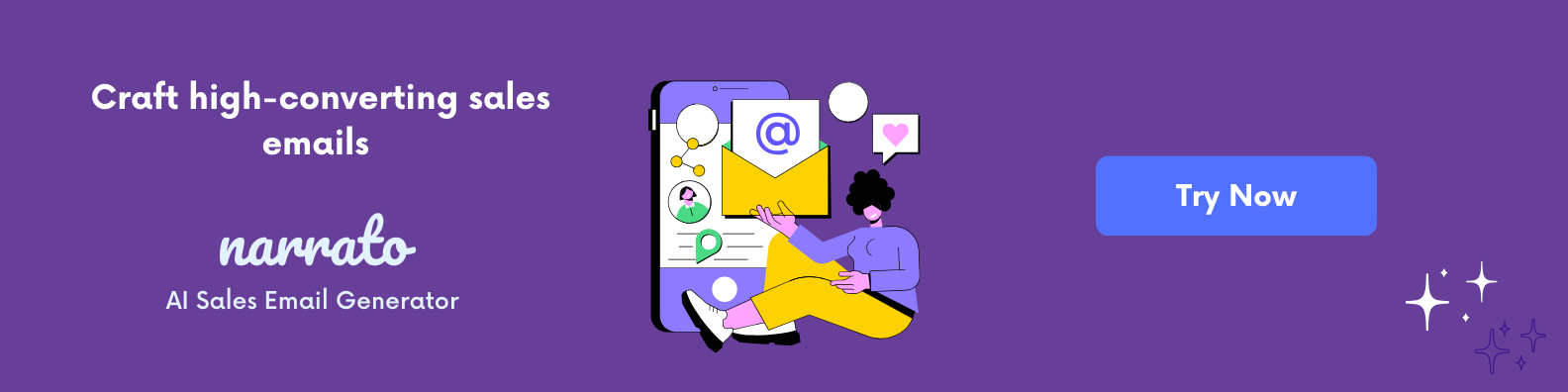 Narrato AI Sales Email Generator