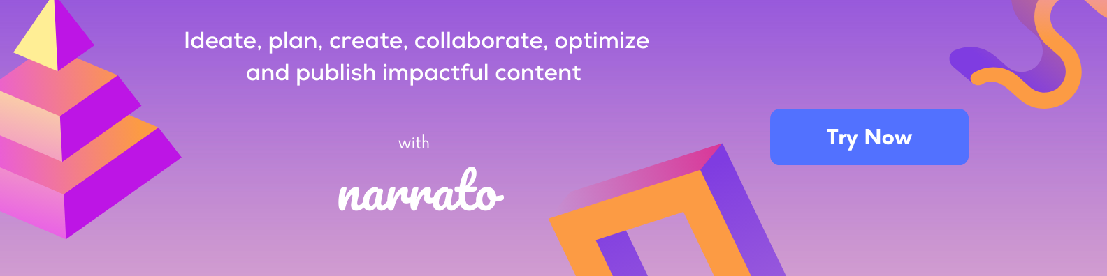 Narrato AI content workspace