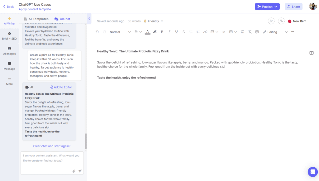 How to use ChatGPT for ad copy writing