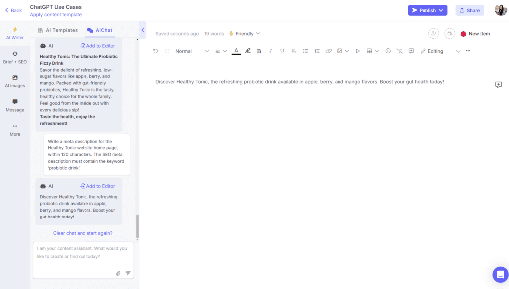 How to use ChatGPT for SEO content creation