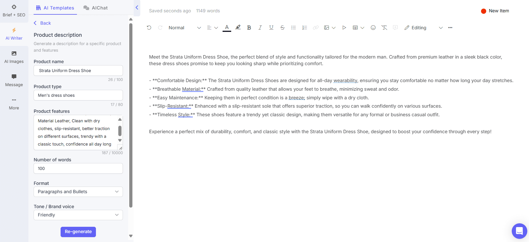 Narrato alternative Amazon product description generator