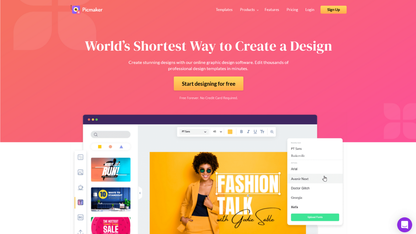 picmaker homepage