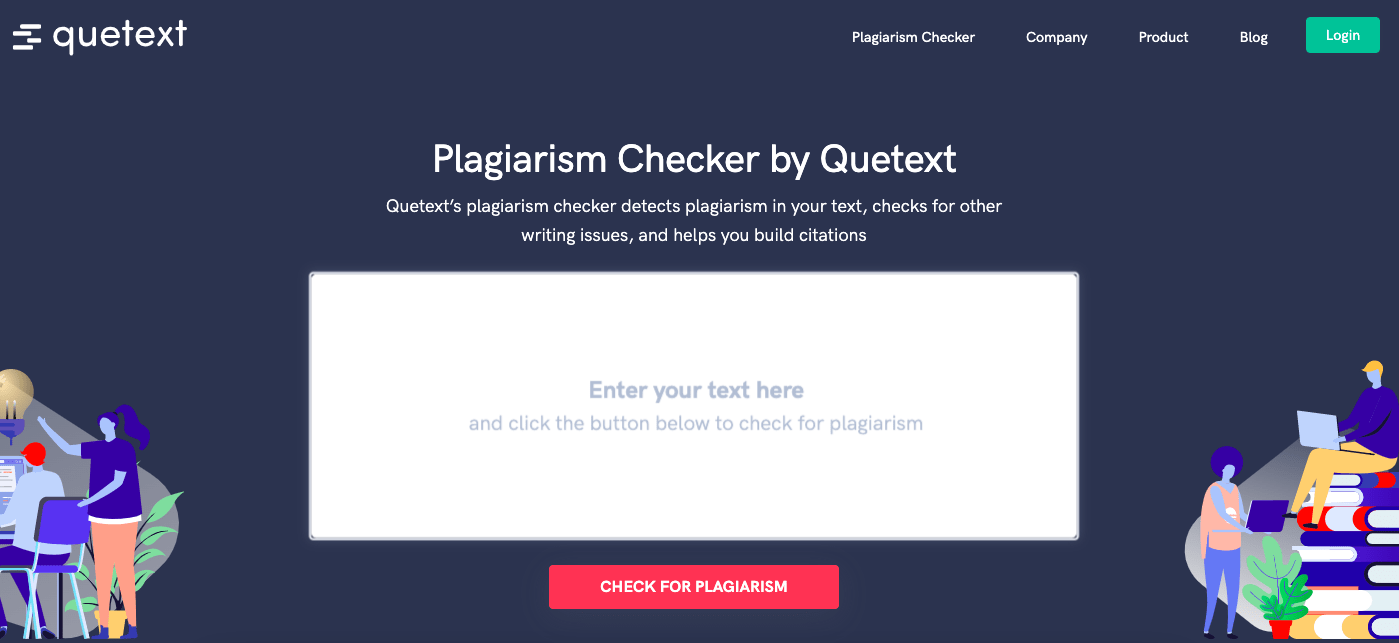 best plagiarism checker tool: Quetext