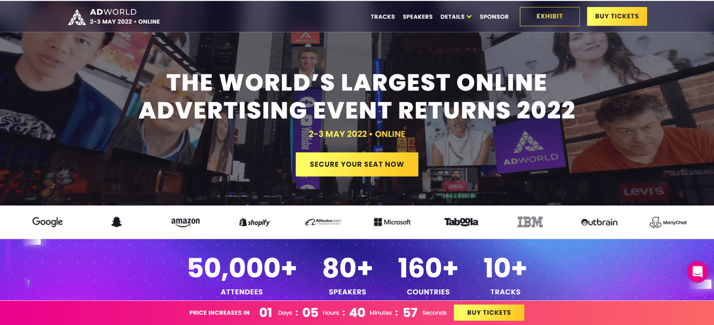 Content Marketing Conferences 2022 - AdWorld