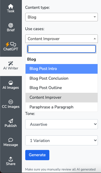 Narrato AI Writer
