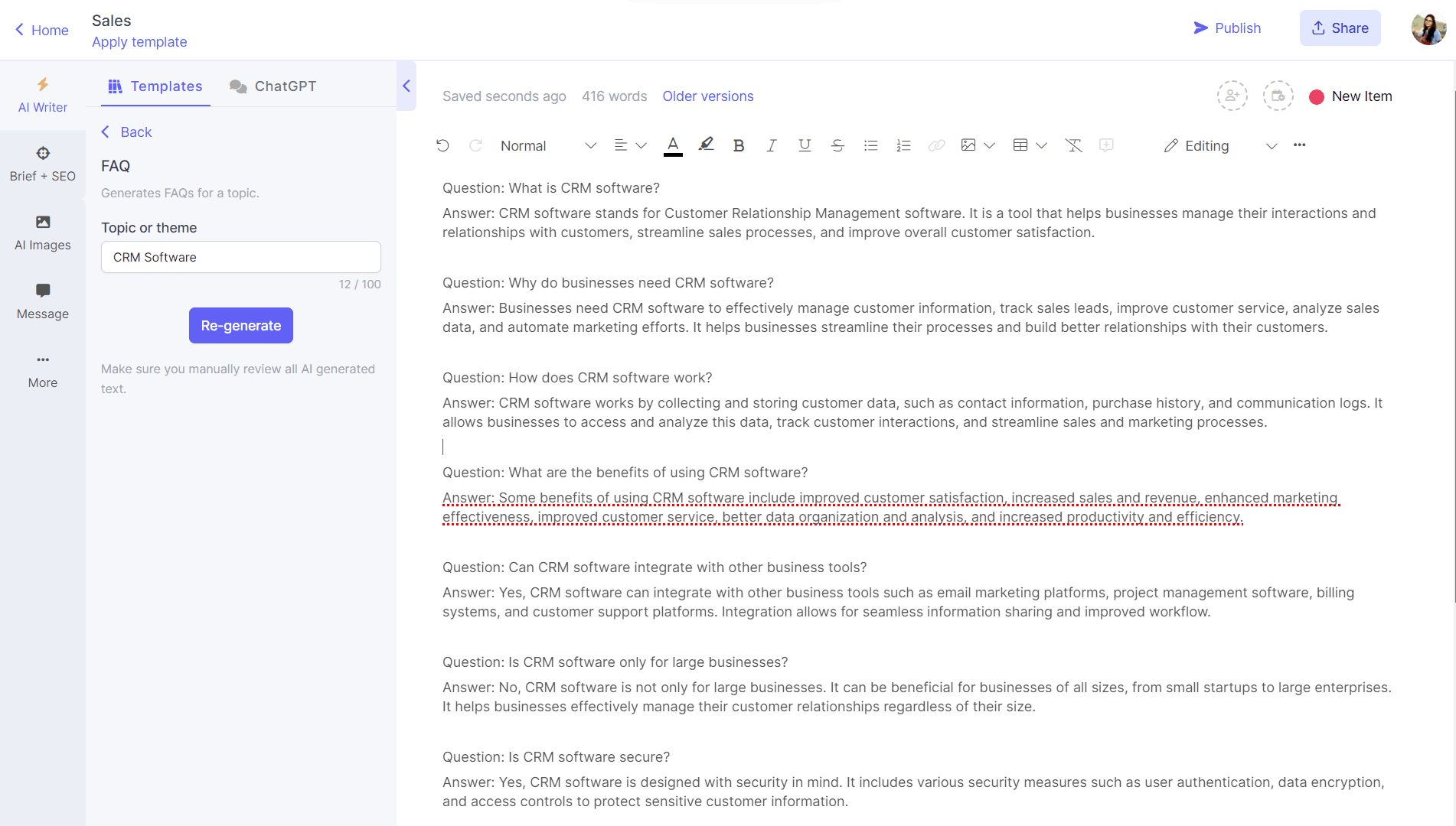 AI for sales FAQs